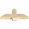 Ekena Millwork Eugene Rough Sawn Timber Gable Bracket, Douglas Fir, 36"W x 16"H x 4"D x 6"F, 11/12 Pitch GBW036X16X0406EUG00RDF - alternate 4